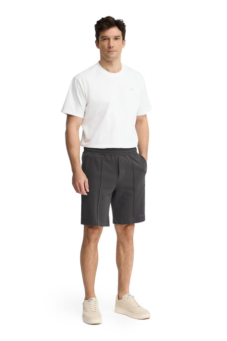 Donkergrijze bermuda jogger met Polo Club-logo - Image 3