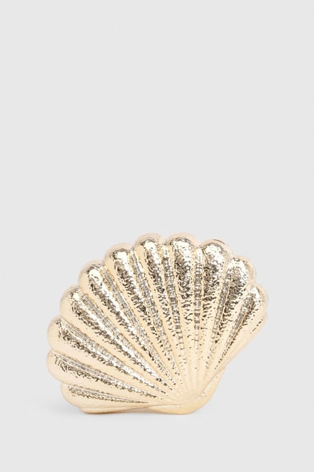 Mini Shell Detail Clutch Bag - Image 2