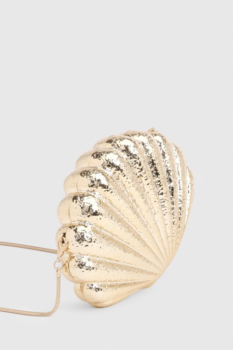 Mini Shell Detail Clutch Bag - Image 3