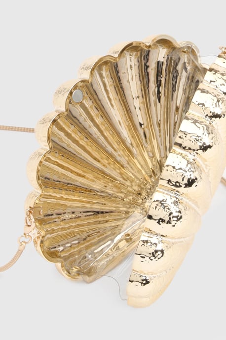 Mini Shell Detail Clutch Bag - Image 4