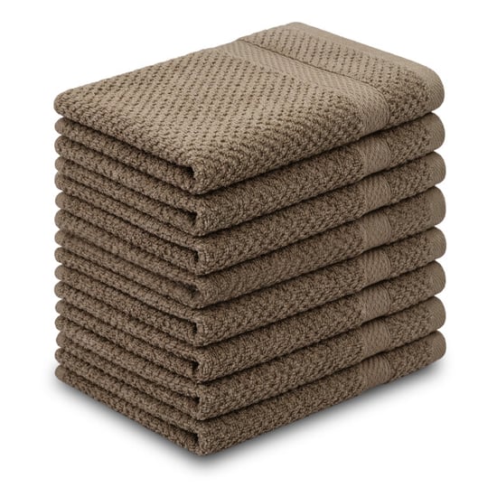DoubleDry Popcorn weave gastendoekjes 30x50 cm set van 8 100% katoen 450 - Image 1