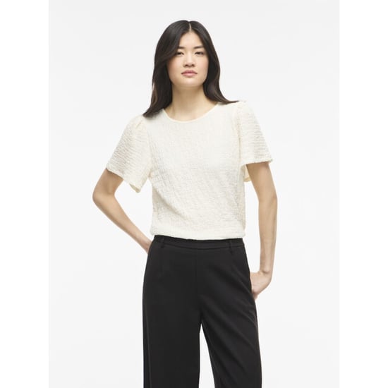 Vila Vilindau o-neck ss toprc off-white - Image 3