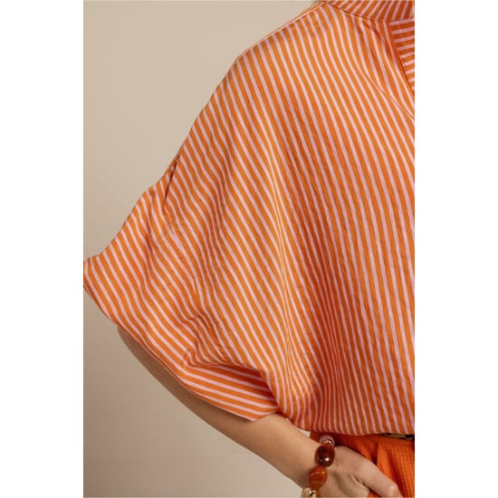 Studio Anneloes Laureen stripe poplin blouse dessin - Image 5