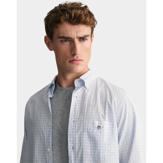 Gant Casual hemd lange mouw poplin gingham shirt 3000120/455 - Image 4