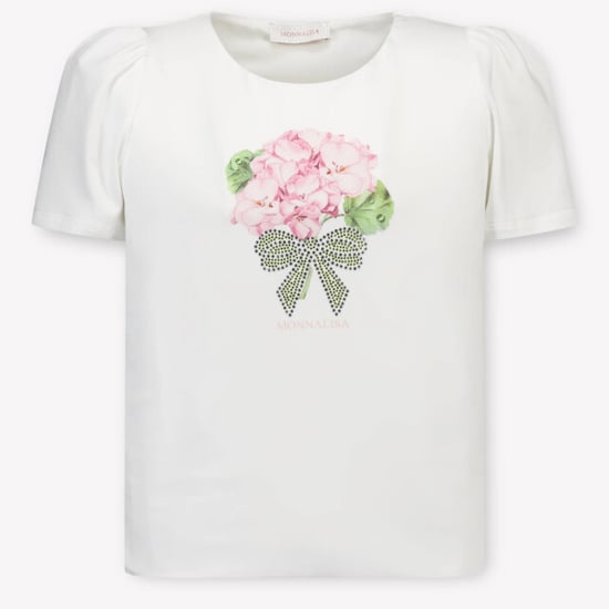 Monnalisa Kinder meisjes t-shirt in - Image 2
