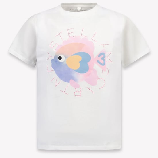 Stella McCartney Kinder meisjes t-shirt in - Image 2