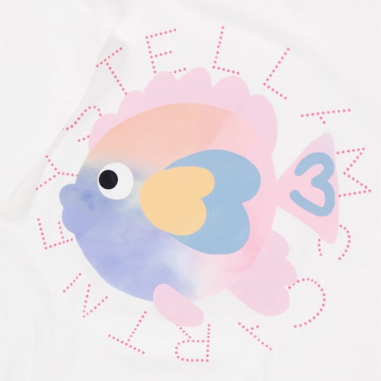 Stella McCartney Kinder meisjes t-shirt in - Image 3