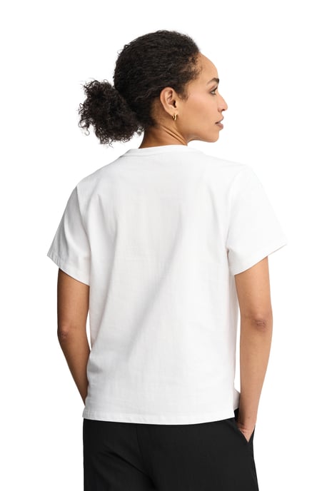 Wit T-shirt met korte mouwen, regular fit en geborduurd Polo Club-logo - Image 4
