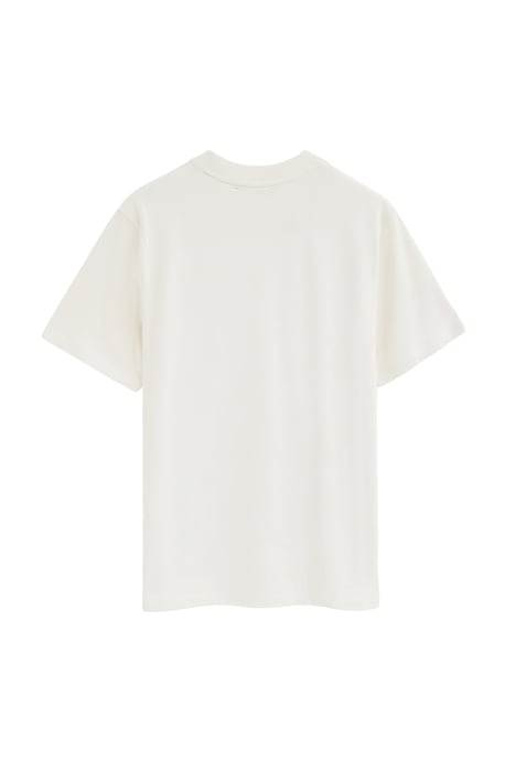 Wit T-shirt met loose fit en geborduurd Polo Club-logo - Image 2