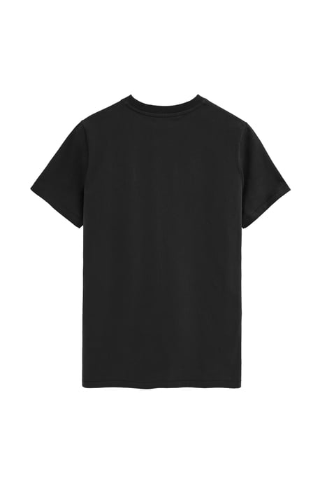 Zwart T-shirt met korte mouwen en rubberen Rigby Go-logo - Image 2