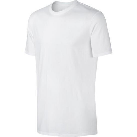 T Shirts Mens White Premium Plain Crew Neck Tshirt - Image 1