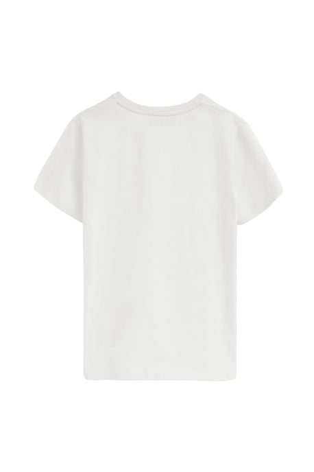 Pack van twee T-shirts voor dames in zwart en wit met korte mouwen, V-hals en geborduurd Rigby Go-logo - Image 4