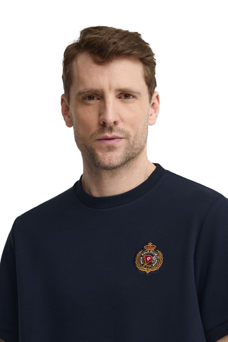 Marineblauw T-shirt met korte mouwen en nautisch Polo Club-logo - Image 2