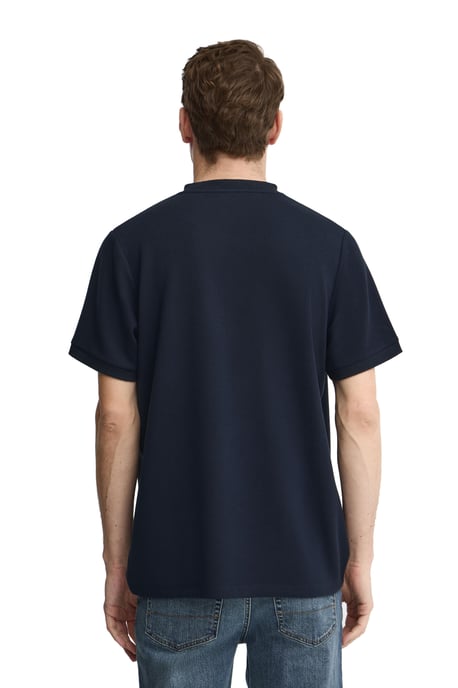 Marineblauw T-shirt met korte mouwen en nautisch Polo Club-logo - Image 4