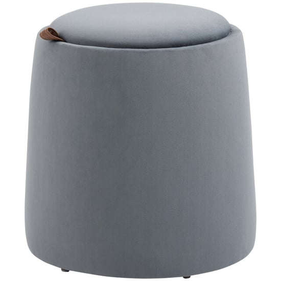 4goodz Poef 2-in-1 ottomaanse kruk voetebank met opbergvak 44x47 cm - Image 1