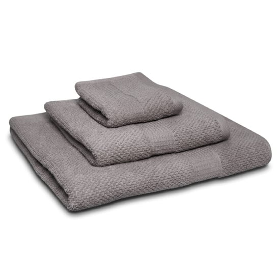 DoubleDry Popcorn weave handdoeken 50x90 cm set van 4 100% katoen 450 g/m2 - - Image 2