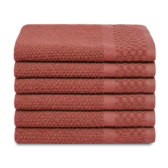 Phlox Soft popcorn gastendoekjes 30x50 cm set van 6 100% katoen 500 g/m2 - - Image 2