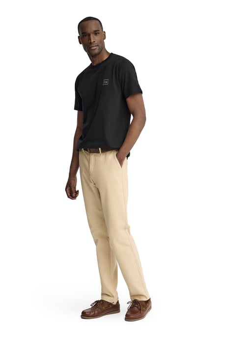 Zwart T-shirt met regular fit en Polo Club-patch - Image 3