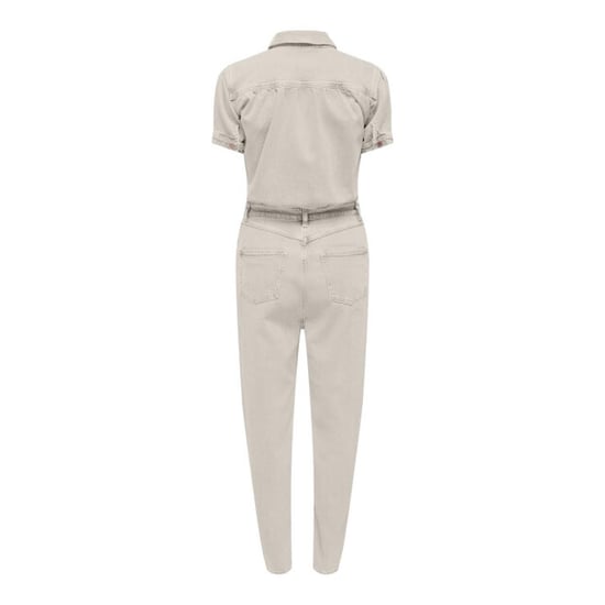 Only Onlpalmer ss dnm jumpsuit l ank cr ecru - Image 2