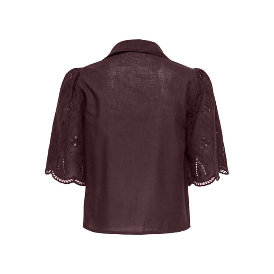 Only Onlfrani ss emb bow top wvn - - Image 6