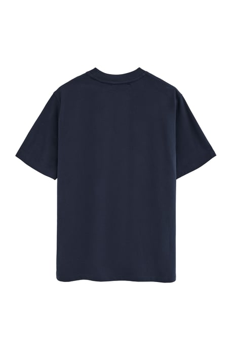 Marineblauw T-shirt met loose fit en geborduurd Polo Club-logo - Image 2