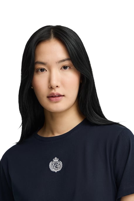 Marineblauw T-shirt met korte mouwen en geborduurd nautisch Polo Club-logo - Image 4