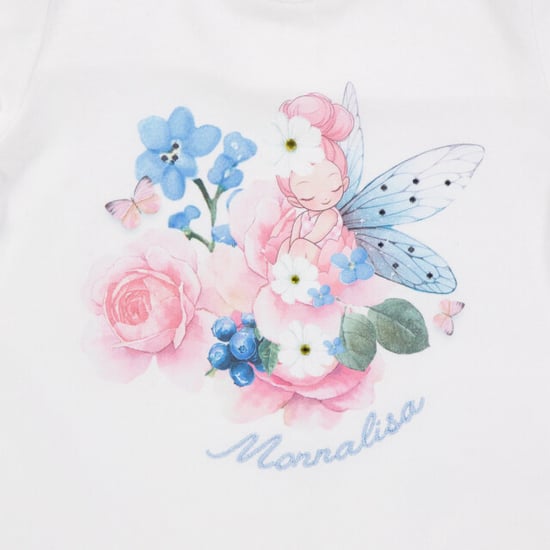 Monnalisa Baby meisjes t-shirt in - Image 4