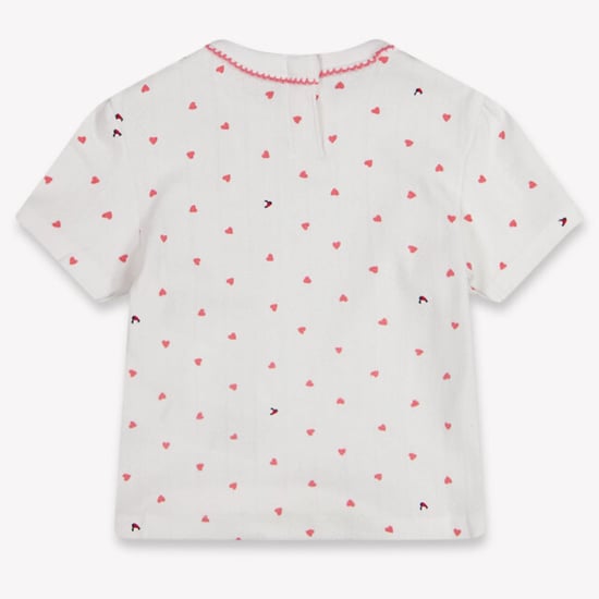 Tommy Hilfiger Baby meisjes t-shirt in - Image 3