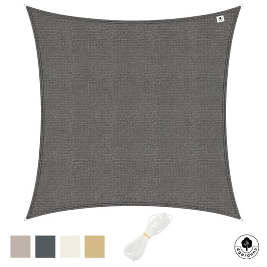 4gardenz Schaduwdoek waterdoorlatend vierkant 2,5x2,5 mtr - - Image 1