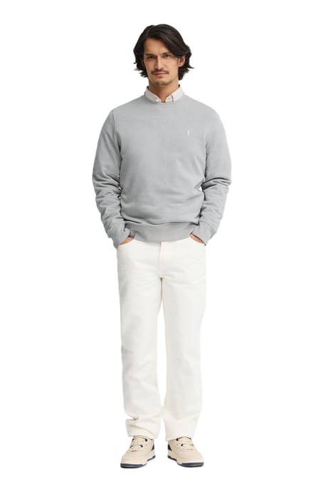 Grijze sweater met relaxed fit en geborduurd Rigby Go-logo - Image 3