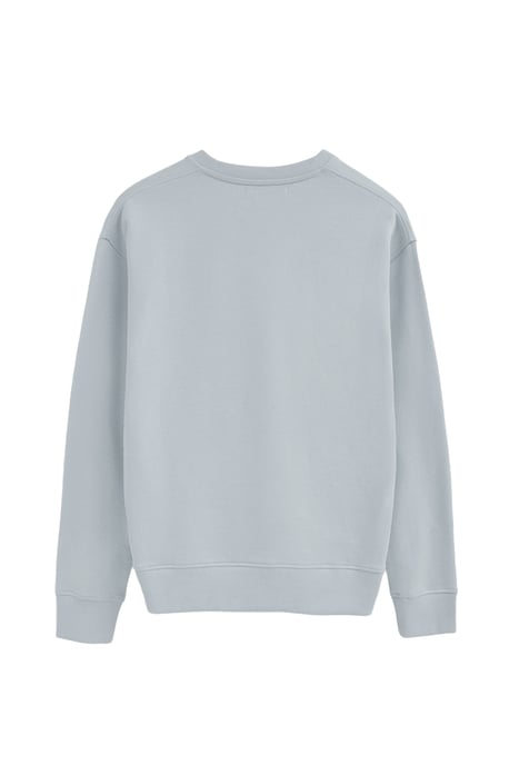 Lichtblauwe sweater met regular fit en geborduurd Rigby Go-logo - Image 2