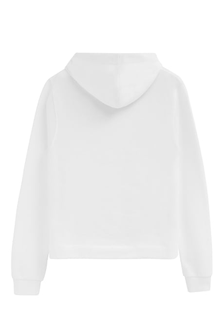 Witte hoodie met regular fit en geborduurd Rigby Go-logo - Image 2