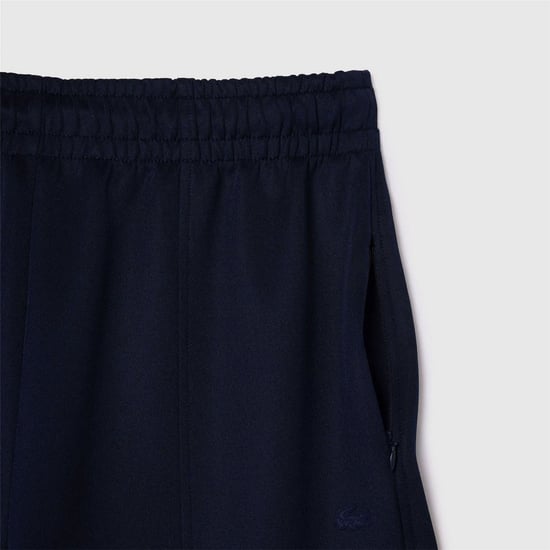 Women's Lacoste Interlock Joggers Tracksuit Bottoms in Blue - Image 4