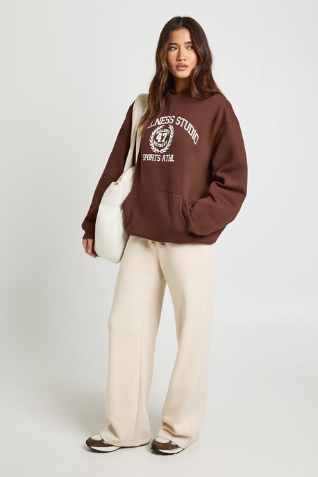 Wellness Studio Printed Oversized Hoodie - Image 3