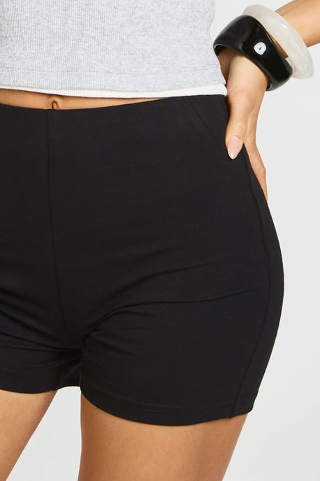 Basic Cotton Mini Cycling Short - Image 4