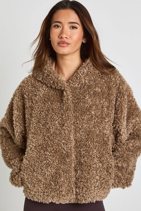 Hooded Teddy Jacket - Image 1