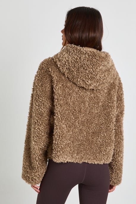 Hooded Teddy Jacket - Image 2