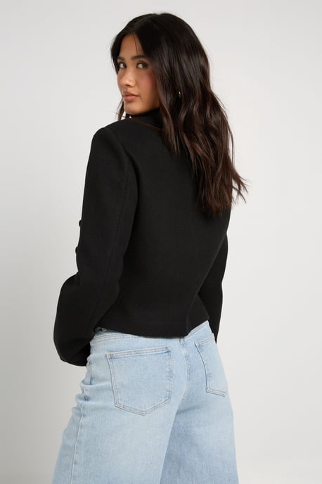 Military Cropped Jacket - Image 2