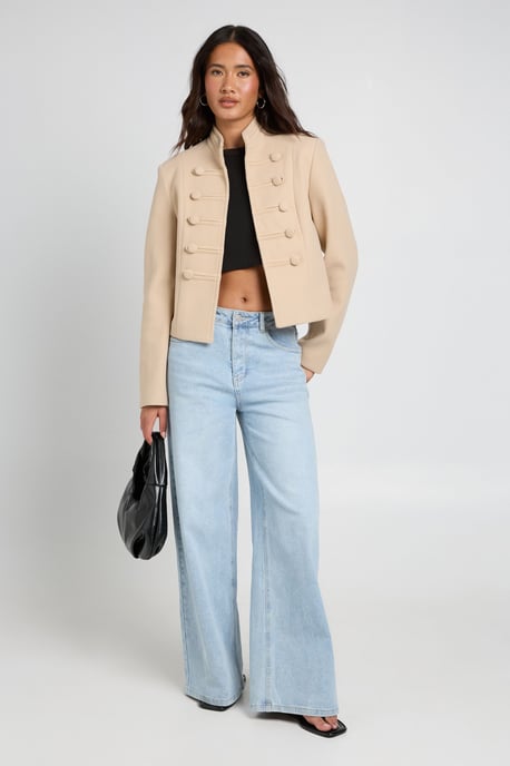 Military Cropped Jacket - Image 3