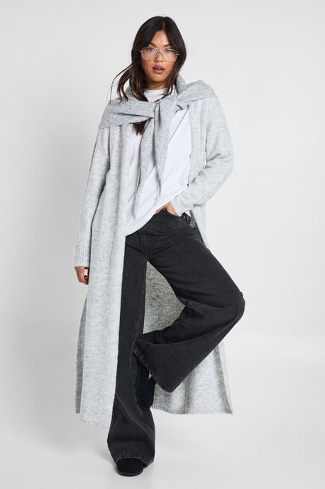 Super Soft Longline Knitted Maxi Cardigan - Image 1