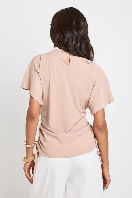 Tall Loose Ruched Side Body Top - Image 2
