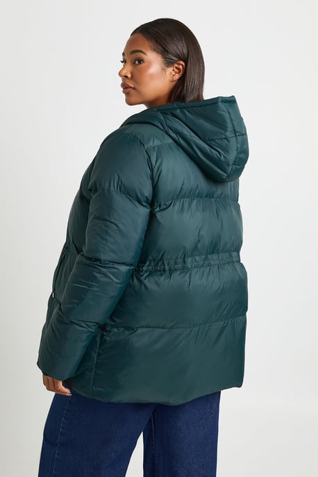 Plus Hooded Puffer Coat - Image 2