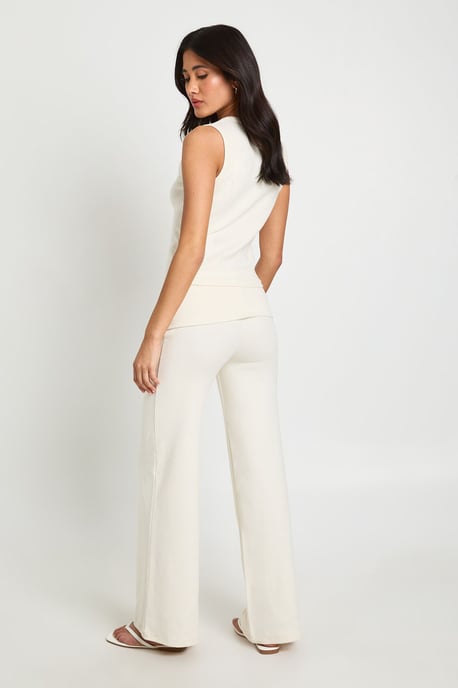 Fold Over Waistband Yoga Pant - Image 2