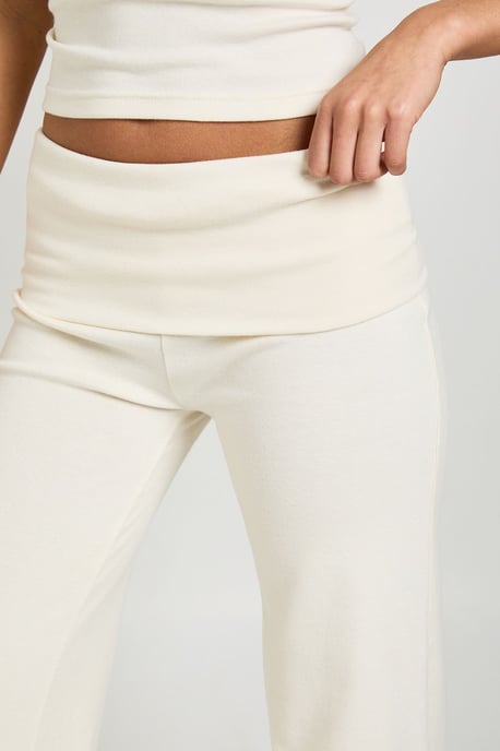 Fold Over Waistband Yoga Pant - Image 4