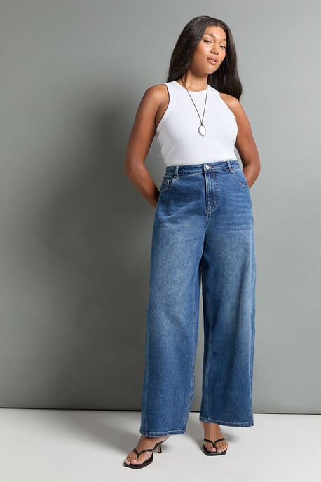 The Plus High Waist Barrel Jean - Image 3