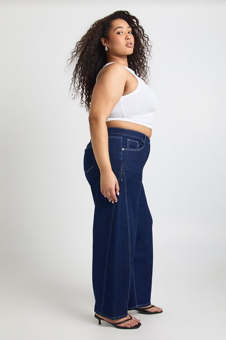 The Plus Mid Waist Barrel Jean - Image 3