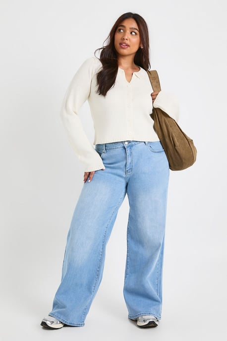 Plus Collared Button Down Top - Image 3