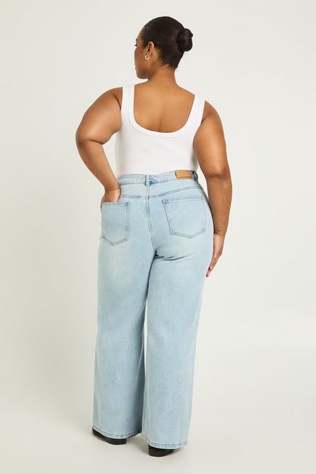 The Plus High Waist Straight Leg Jean - Image 2