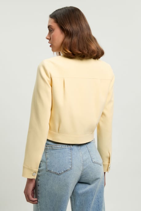 Tailored Button Detail Jacket - Image 3
