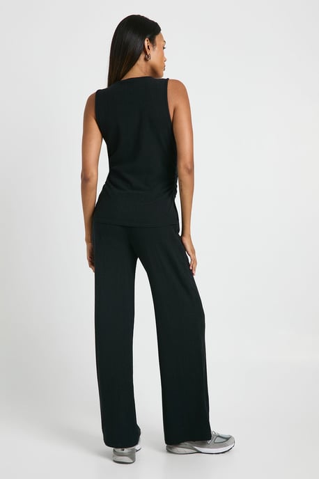 Maternity Textured Vest & Trouser Lounge Set - Image 2
